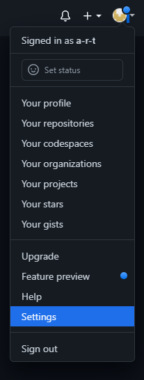 Account Settings